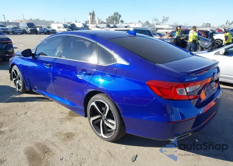 2019 Honda Accord Sport из США, поврежденный, VIN 1HGCV1F35KA160444